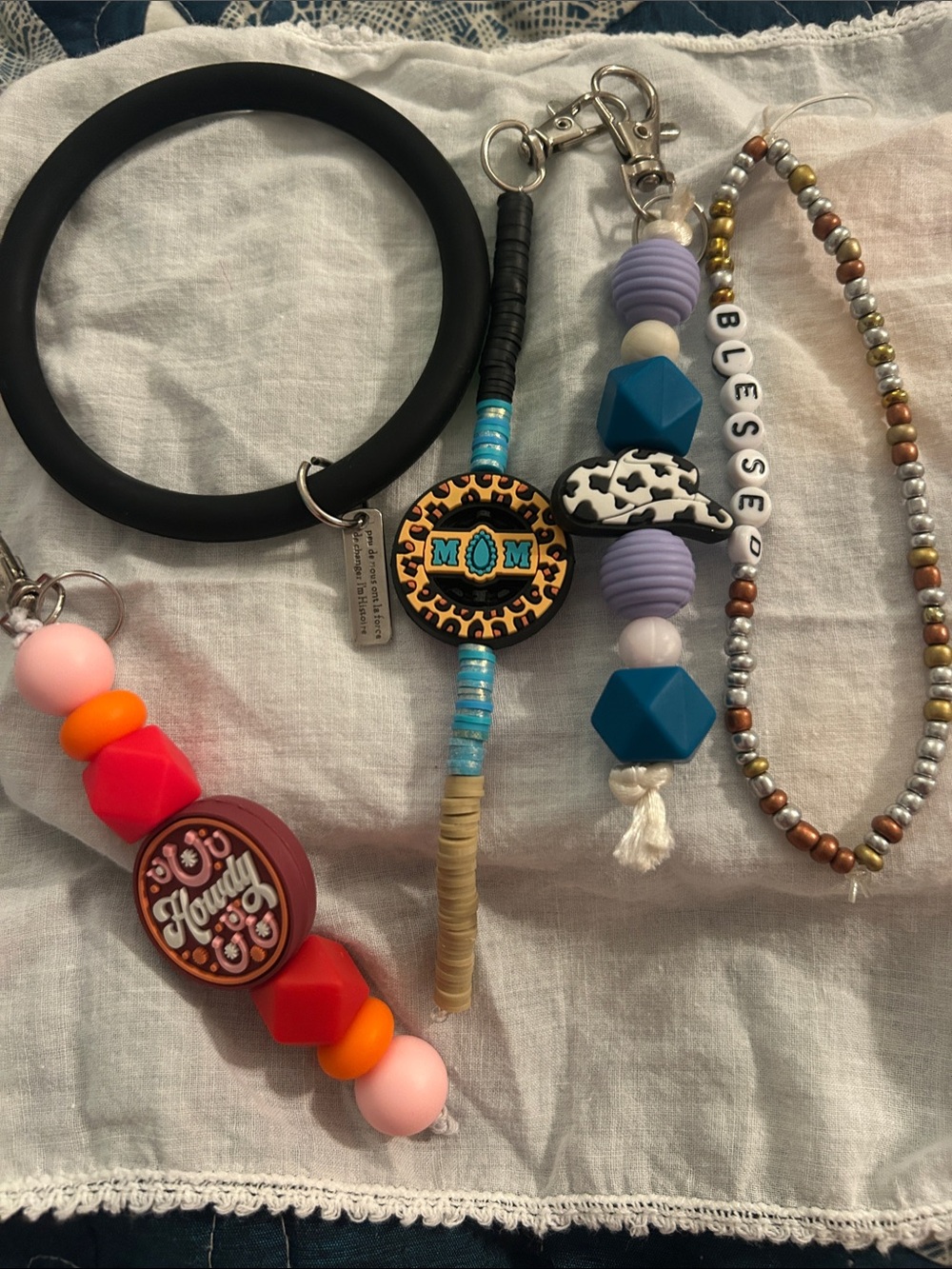 Cowgirl Beaded Accessories Pack - Black and Multicolor